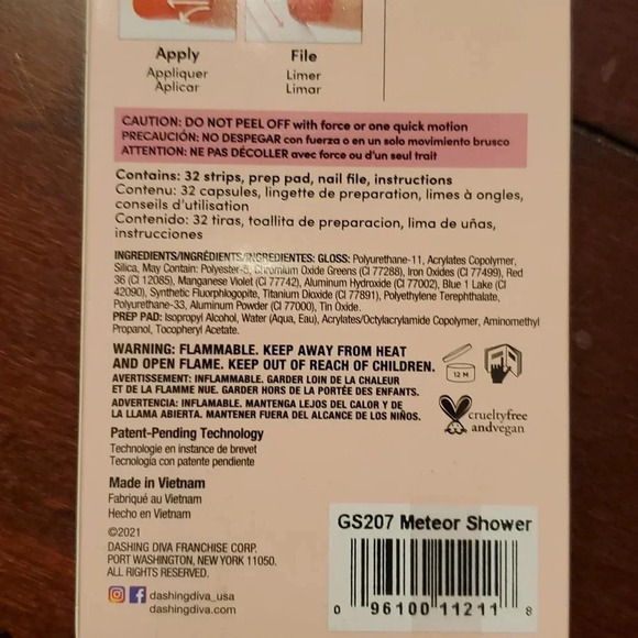 Dashing Diva Gloss Ultra Shine Gel Palette Meteor Shower NWT - Picture 3 of 6